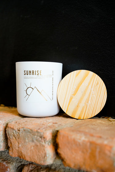 Sunrise on the Mountain Candle